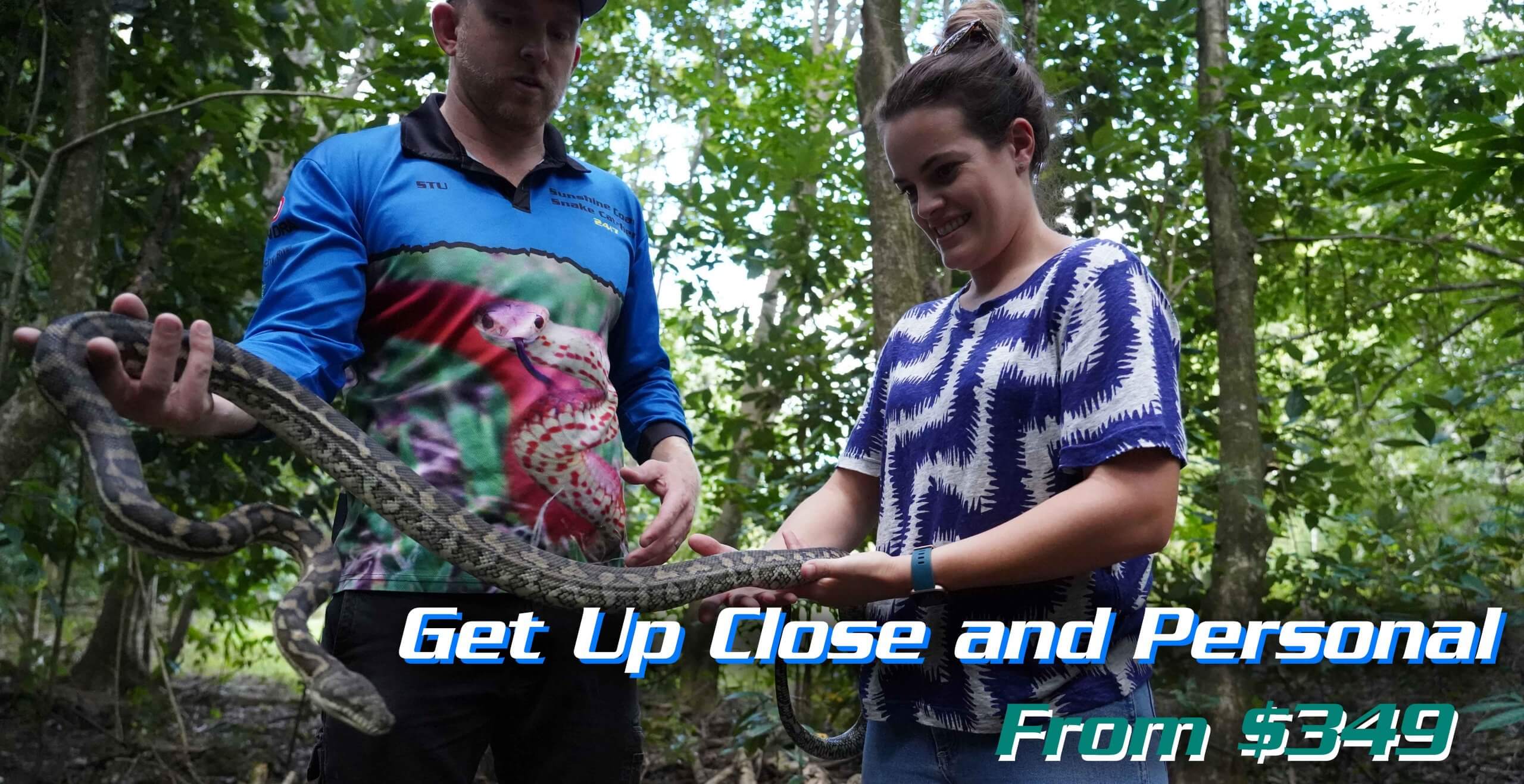 Sunshine Coast Snake Catching Tours from $349