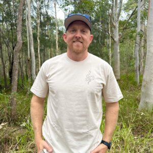 Snakes of the Sunshine Coast T-shirt (Bone)