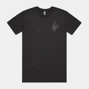 The Classic Snake Tee - Coal
