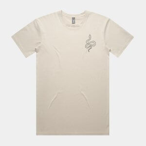 The Classic Snake Tee - Bone