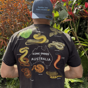 Charcoal snake tshirt