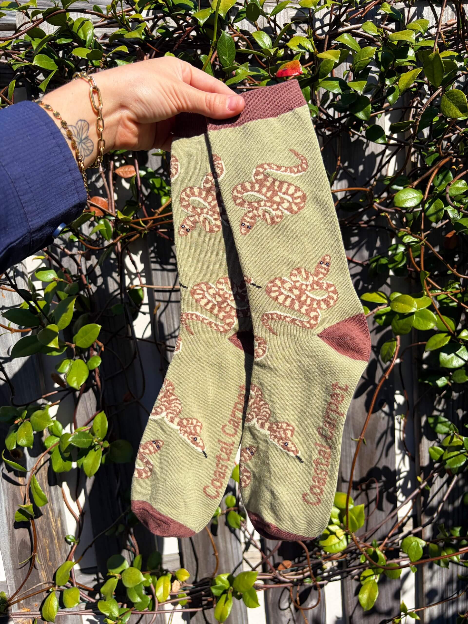 Coastal Carpet Python Socks