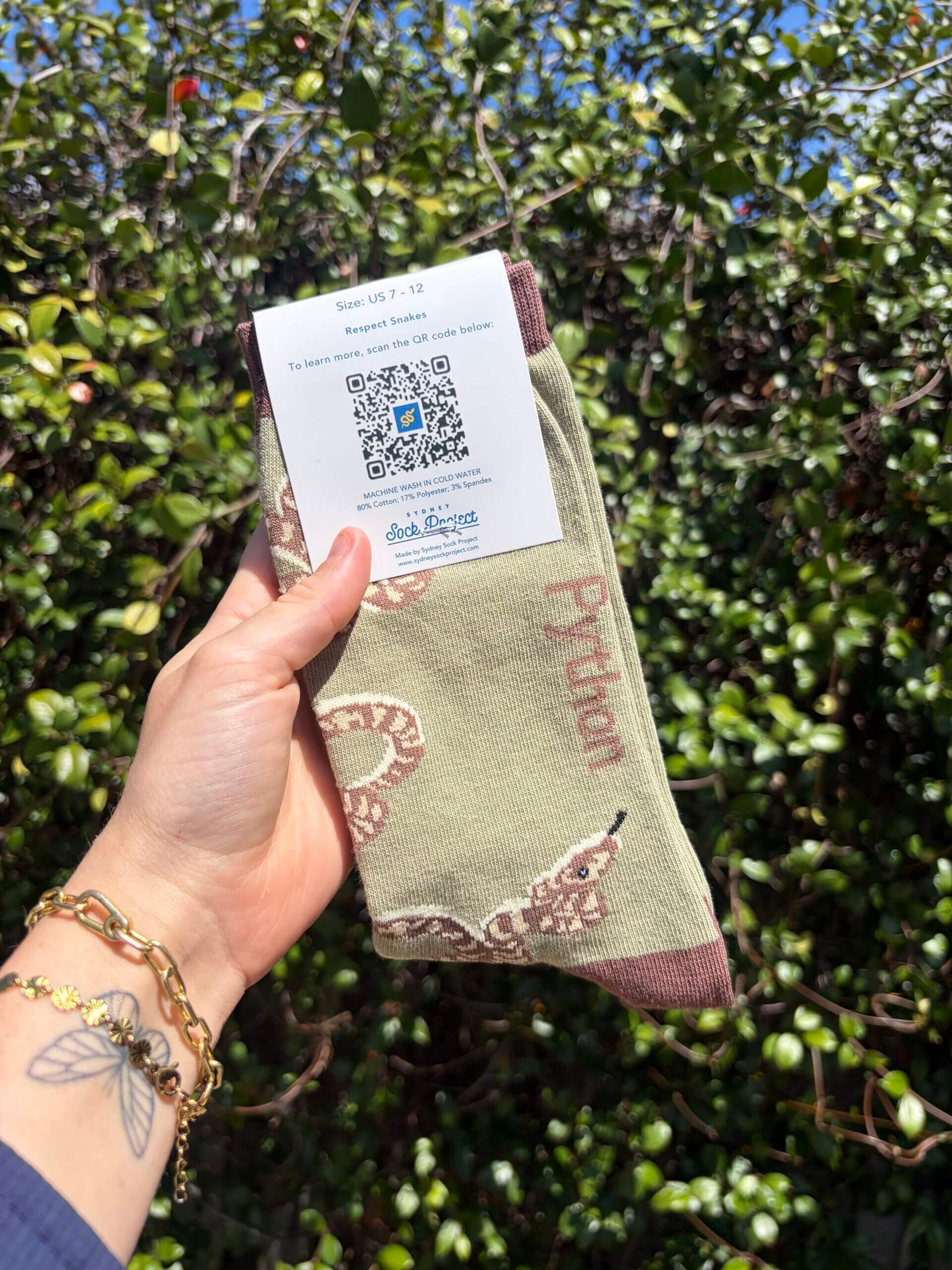 Coastal Carpet Python Socks - Image 3
